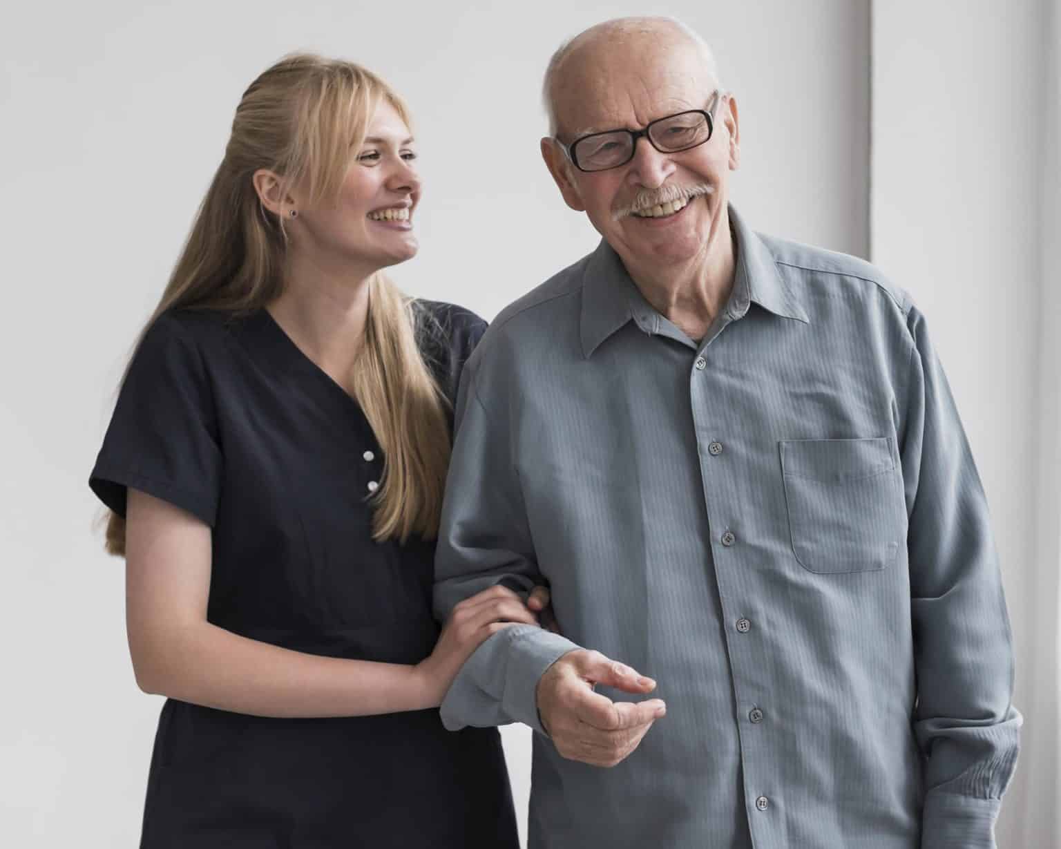 smiley-old-man-and-nurse