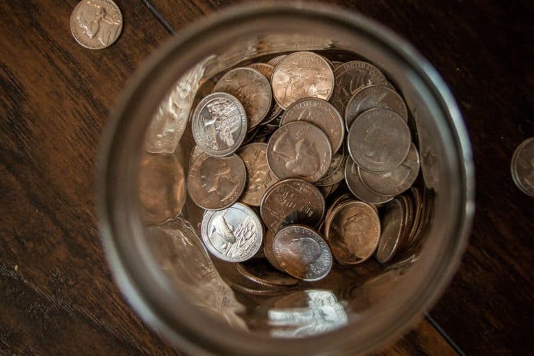 jar with us coins